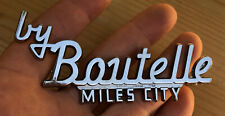 Vintage by Boutelle Packard Miles City Montana Metal Dealer Badge Tag Emblem picture