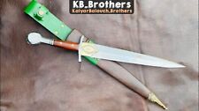 Custom & Handmade Carbon Steel Blade MERRY Sword-Dagger-Full Tang-20-inches. picture