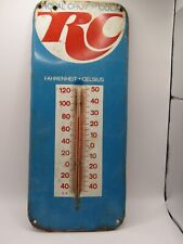 ROYAL CROWN COLA RC THERMOMETER Rare Old Advertising Sign picture