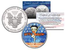 BETTY BOOP American .999 Silver Eagle Dollar 1 oz Colorized US Coin * LICENSED * picture
