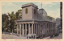 King's Chapel Boston Massachusetts MA Postcard 1910 picture