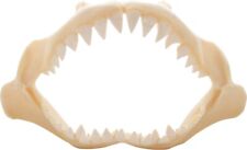 2 Shark Jaws Polyresin Faux with Teeth Coastal Beach Decor 5