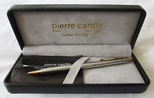 Vintage Pierre Cardin Fine Point Pencil Gold and Silver Tone in Case picture