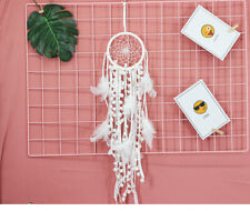 Small White dream catcher for car, kids bedroom decoration, nursery wall decor picture