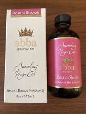 Abba Jerusalem Anointing Oil Rose of Sharon 4oz Altar Size - Beloved  picture