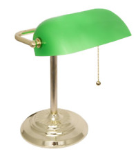Bankers Desk Lamp with Green Shade by Light Accents - Desk Light with Green and picture
