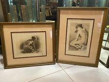 Fernando Amorsolo Philippines Artist Original Nude Hand Struck Engraving Signed picture