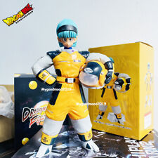 Hot Anime Dragon Ball Z Spacesuit Bulma PVC Figure Toy Girl Statue New Gift 10in picture