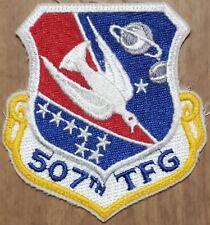 USAF AIR FORCE 507th TACTICAL FIGHTER GROUP SQUADRON PATCH COLOR FLIGHT DRESS  picture