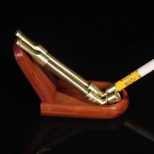 5pcs Mini Brass Smoke Pipe Cigarette Tobacco Smoking Pipes Handmade Brass Smoke picture