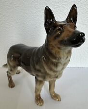 Vintage GOEBEL Porcelain Hand Painted German Shepherd Dog Figurine CH618 1968 picture