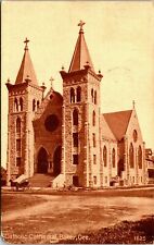 Baker Oregon~Catholic Cathedral~Decoration Day Visitor is Stationed Here~1912 PC picture