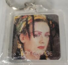 NEW Original 1980s BOY GEORGE CULTURE CLUB Keychain Vintage Sealed Unopened picture