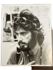 Al Pacino filming of Serpico 1973 8” x 10” glossy photograph black white photo picture