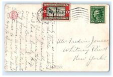 1913 Christmas Seal Open Ribbon Tied TYPE III Lancaster OH Postcard picture