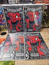 Lot of 5 Spider-Man #1 (Marvel Comics 1990) SILVER Todd McFarlane picture