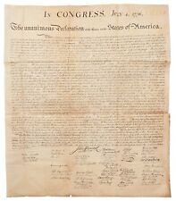 1833 Force Declaration of Independence from Orig Plate picture