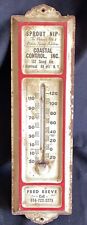 Vintage Fred Reeve Farm Riverhead Northfork Long Island Advertising Thermometer picture