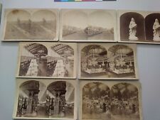 (7) 1876 Centennial Exhibition Stereoview Photos Green picture