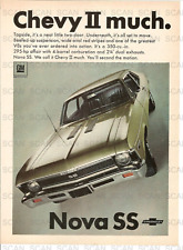 1968 Chevrolet Chevy II Nova SS Vintage Magazine Ad picture