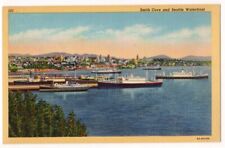 Seattle Washington c1930's Smith Cove, ships, downtown business district picture