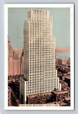 New York City NY, the News Building, Antique Vintage Souvenir Postcard picture