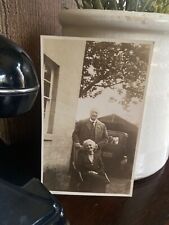 Victorian Antique Photograph,1932 Summer,Lord & Lady Manor,Car,Love,30s,1930s picture