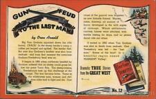 Cowboy/Western 1945 Gun Feud to the Last Man,Post Card Storiette No. 12 by Oren picture