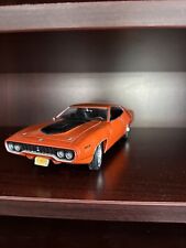 ERTL 1971 Plymouth Road Runner Orange And Black Diecast Model Car 1/18 picture
