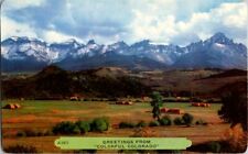 Vintage Postcard Greetings from Colorful Colorado CO                       K-283 picture
