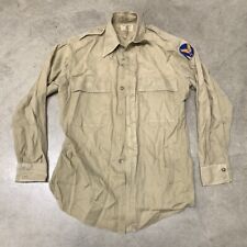 WWII US Army Air Corps Khaki Uniform Shirt picture