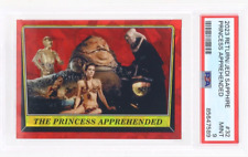 2023 Topps Star Wars Chrome Sapphire ROTJ THE PRINCESS APPREHENDED #32 PSA 9 picture