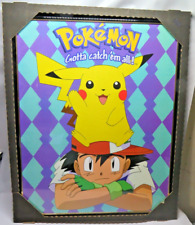 Pokemon Gotta Catch Em All Pikachu Ash Ketchum Vintage 16x20 Poster Framed New picture