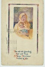 c.1915 Mary, Baby Jesus, Christmas Postcard  P2 BN3 La Crosse, WI Vintage picture