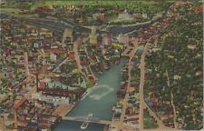 Aerial View of Providence, Rhode Island RI 1948 Postcard 6986c4 MR ALE picture