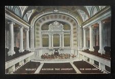 1900s INTERIOR Woolsey Auditorium Yale University Music Pit New Haven CT PC picture