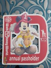 Disney World  Annual Passholder Magnet Mickey Mouse  Firefighter 2024 picture