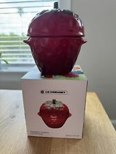 Le Creuset NEW IN BOX Strawberry Cocotte fruit picture