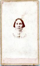 New Bedford Massachusetts CDV Photo Jane Whitney Whitmore ID'd Small 1860s A6 picture