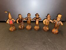 Erzgebirge Wooden Miniatures The Clown Band in Natural Wood *read* picture