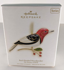 Hallmark Keepsake 2009 Red-Headed Woodpecker Ornament The Beauty of Birds #5 picture