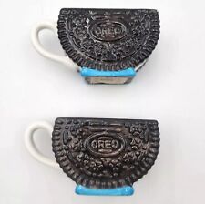 Vintage Nabisco Classics Collection Oreo Cookie Figural Mugs 