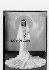 portrait lady in wedding dress  photograph picture