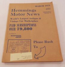 Hemming Motor News 1973 March picture