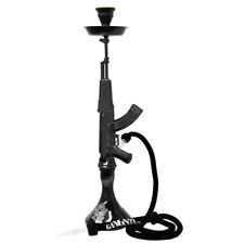 34'' Gun Hookah Shooter by GANGSTA(Tm) AK 47 STYLE black WITH A WASHABLE HOSE picture