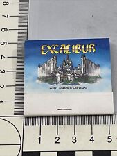 Vintage Matchbook Cover  Excalibur Hotel Casino  Las Vegas, NV  gmg  Unstruck picture