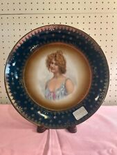 Antique Late 19th Century Royal Vienna Cabinet Portrait Plate Beehive Shield picture