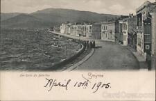 Turkey Les Quais La Belle-Vue-Smyrne Postcard Vintage Post Card picture