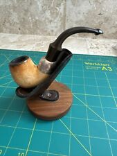 Peterson Meerschaum Tobacco Pipe Vintage Silver And Full Bend Great Condition picture