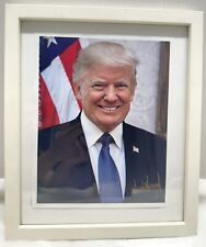 President Donald Trump Photograph Autopen Signed 8x10 Photo RNC In Glass Frame picture